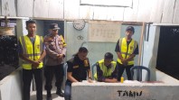 Kapolsek Kandis Pimpin Patroli Malam dan Pengecekan Pos Kamling, Warga Aktif Jaga Keamanan Lingkungan