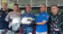 Tim gabungan gagalkan pengiriman 2,8 kilogram ganja di Bandara SIM