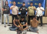 Kurang dari 12 Jam, Polres Kampar Tangkap Tiga Pencuri di Indomaret dan Teras BRI