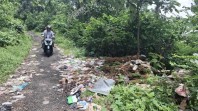 Wisata Bukit Sulap Lubuklinggau Dipenuhi Tumpukan Sampah