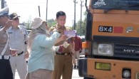 Sebanyak 52 Kendaraan Plat Non BM Terjaring Razia Gabungan di Kota Dumai