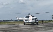 Tambah Kekuatan Atasi Karhutla, Helikopter Water Bombing Kembali Mendarat di Riau