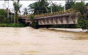 Perbaikan Jembatan Sei Rokan Kiri Tunggu Debet Air Sungai Normal