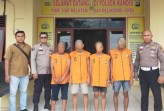 Cabuli Anak di Bawah Umur, Polsek Kandis Tangkap Empat Pelaku