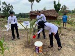 Imigrasi Pekanbaru Tanam Pohon Kelapa Dukung Ketahanan Pangan Nasional