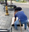 Hilang Diduga Dicuri, Dishub Pekanbaru Tutup Bak Kontrol dengan Coran Semen