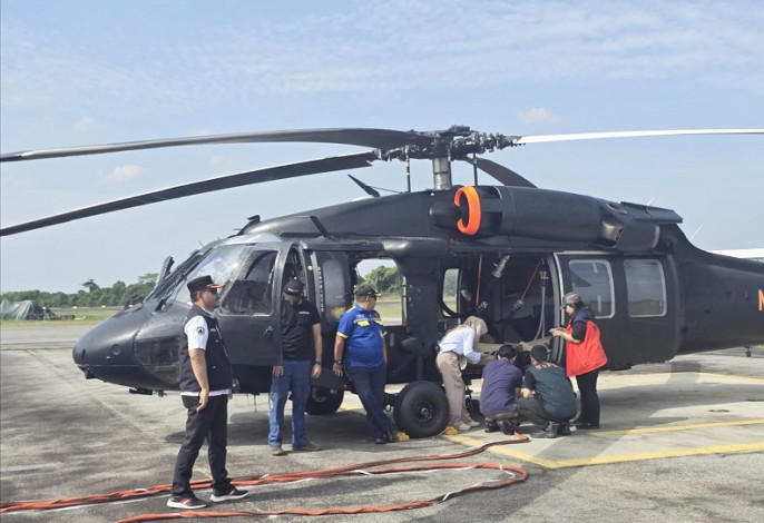 Antisipasi Karhutla, BNPB Kirim Bantuan Helikopter Water Bombing ke Riau