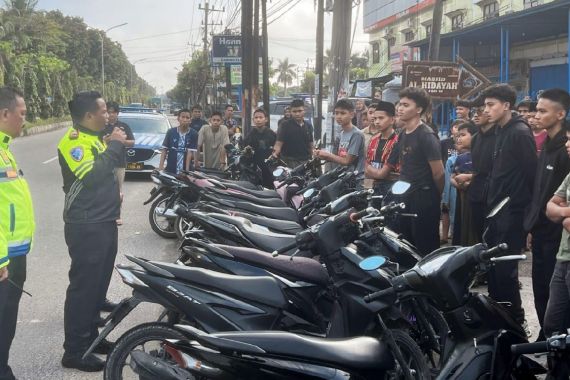 Balap Liar saat Ramadan Meresahkan, 57 Motor Disita Polresta Pekanbaru