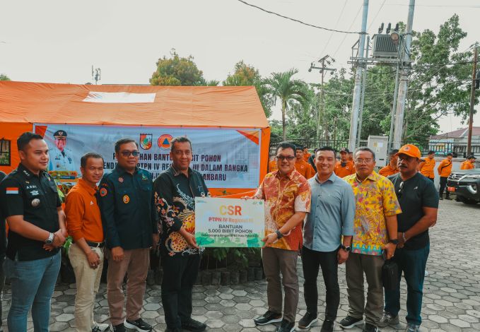 PTPN IV Regional III Perkuat BPBD Pekanbaru Antisipasi Bencana Akibat Perubahan Cuaca