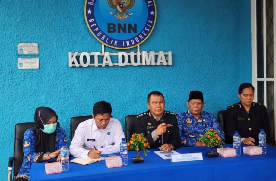 Setahun ini BNN Dumai Cek Urine 2.506 Orang, Sita 3.419 Gram Sabu dan 1 Ekstasi