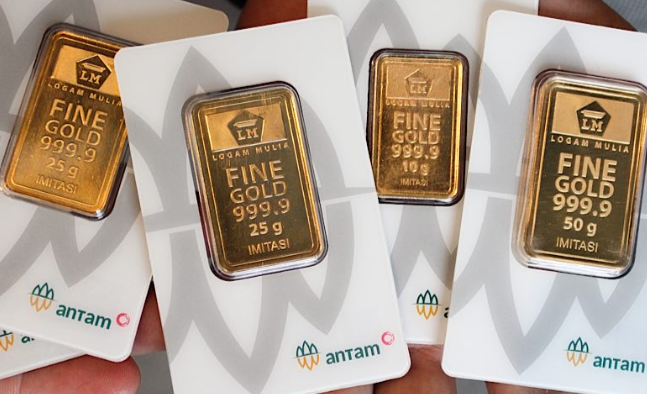 Harga 1 Gram Emas Pegadaian di Pekanbaru Nyaris Rp3 Juta