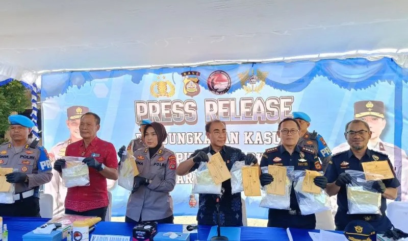 Polda Bali gagalkan upaya penyelundupan 2,5 kg kokain oleh WNA Rusia