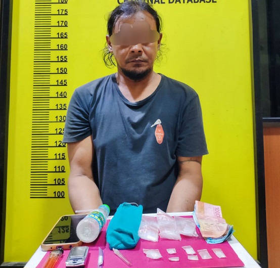 Miliki Sabu 3,72 Gram, Seorang Warga Pasir Penyu Ditangkap Polres Inhu