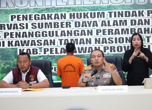 Mandala Fondation Apresiasi Polda Riau Tangkap Cukong Perambah TNTN