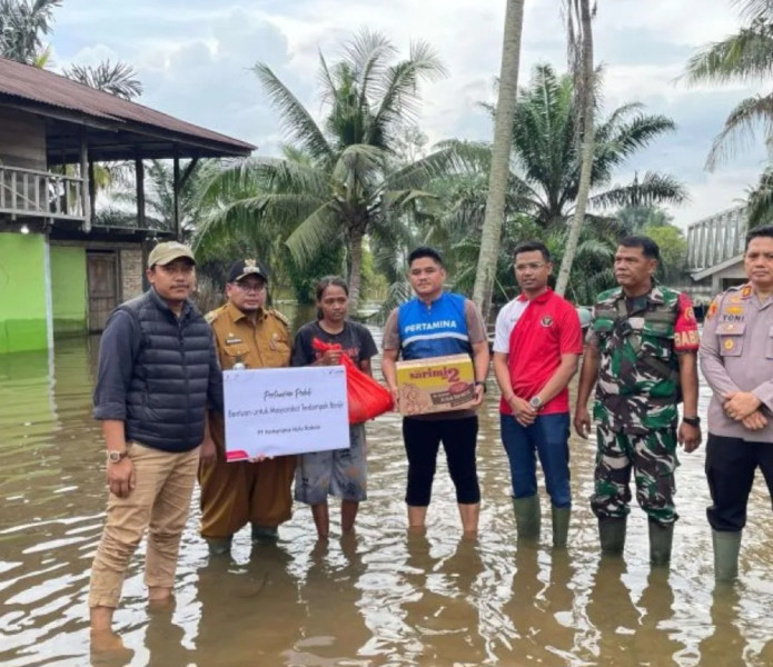Pertamina Hulu Rokan salurkan bantuan kemanusian bagi korban banjir Riau