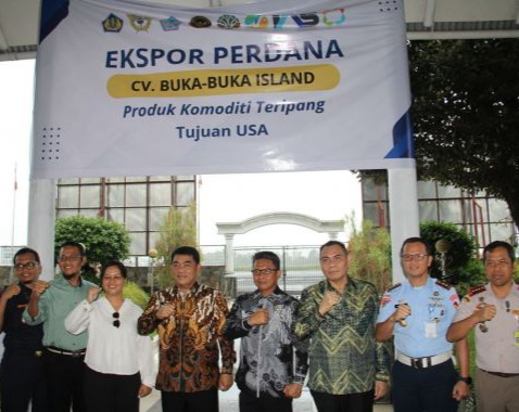 Bea Cukai Dukung Ekspor Perdana 273 Kg Teripang Susu Putih Asal Minahasa Utara ke AS