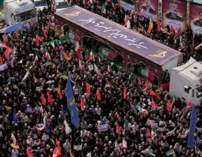 Iran Gelar Pemakaman Kenegaraan Massal Korban Serangan Israel
