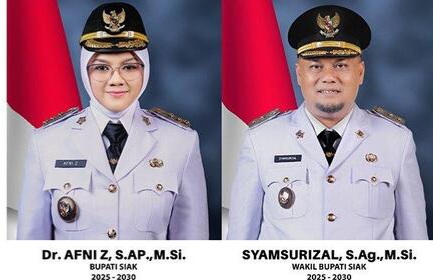 SK Mendagri Turun, Pelantikan Bupati Siak Terpilih Afni-Syamsurizal 4 Juni 2025