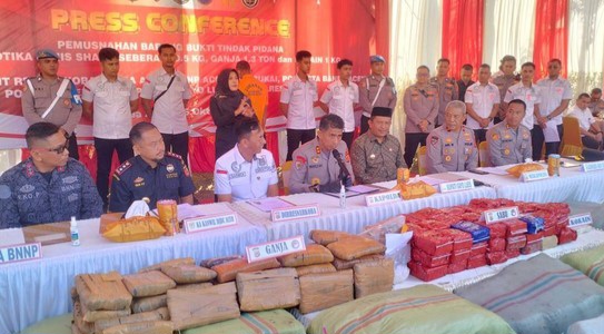 Polisi Duga 1 Kg Kokain Ditemukan di Sabang untuk Dipakai WNA di Luar Aceh