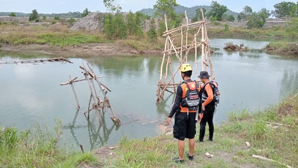 Seorang Penambang Timah Diterkam Buaya Saat Cuci Kaki di Pinggir Sungai