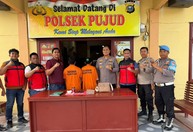 Polsek Pujud Ungkap Kasus Sabu di Pondok Kresek, Dua Pelaku Diamankan dan Uang Puluhan Juta Disita