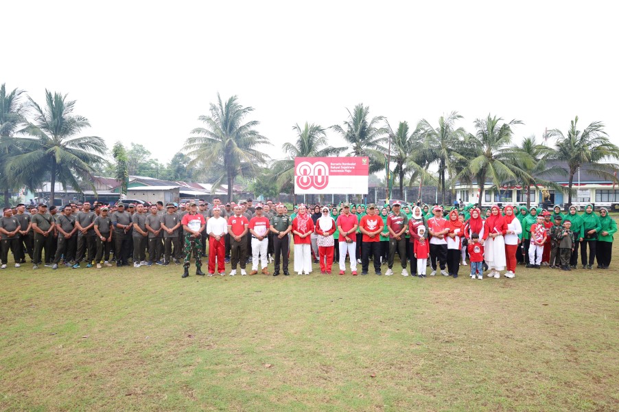 Kasdim 0418/Palembang Buka Perlombaan HUT RI ke-80 di Lapangan Makodim Sekojo