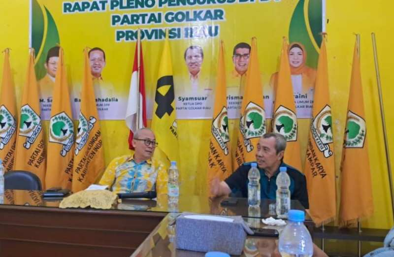 Musda Golkar Riau Segera Digelar, Panitia Hanya Tunggu Kepastian Ketum
