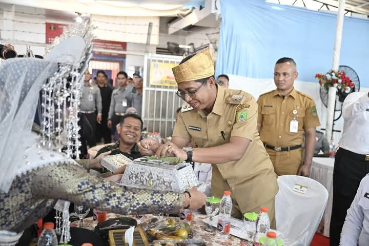 Serah Terima Kepala Lapas Kelas II A Bagansiapiapi, Wabup Jhony Charles: Lanjutkan Program yang Baik