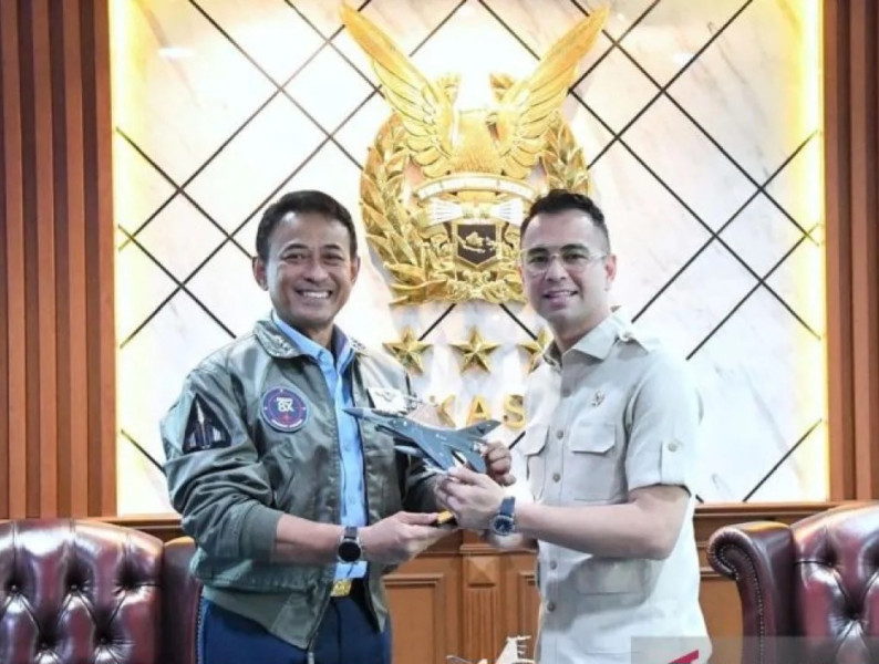 TNI AU Jadikan Raffi Ahmad Jembatan Sebarkan Pesan ke Anak Muda