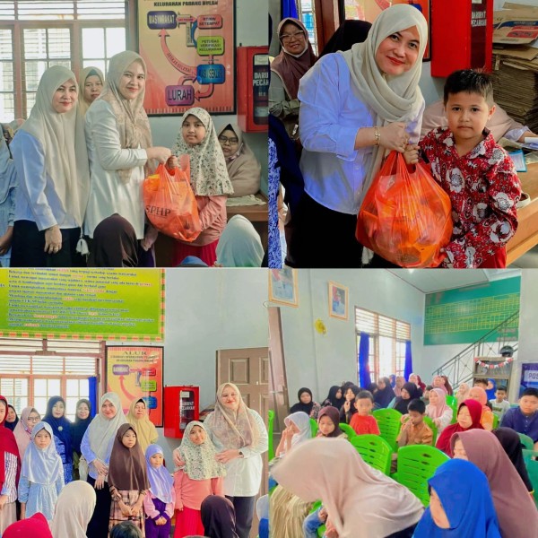 Camat Senapen Rein Rizka Karvy Salurkan Sembako di Kelurahan Padang Bulan