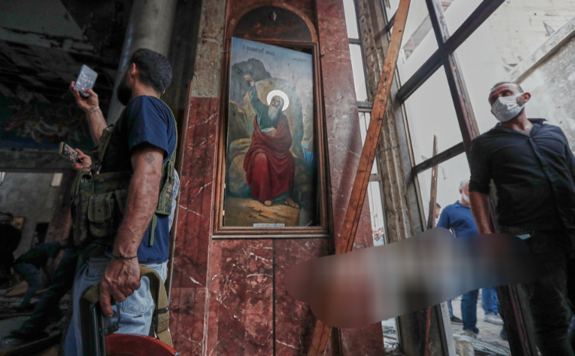 Bom Bunuh Diri Tewaskan 22 Jemaat Gereja di Damaskus