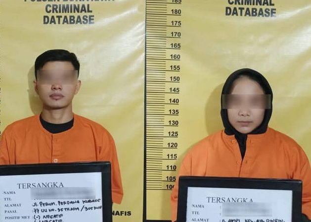 Buang Bayi Hasil Hubungan Gelap Sepasang Sejoli Ditangkap