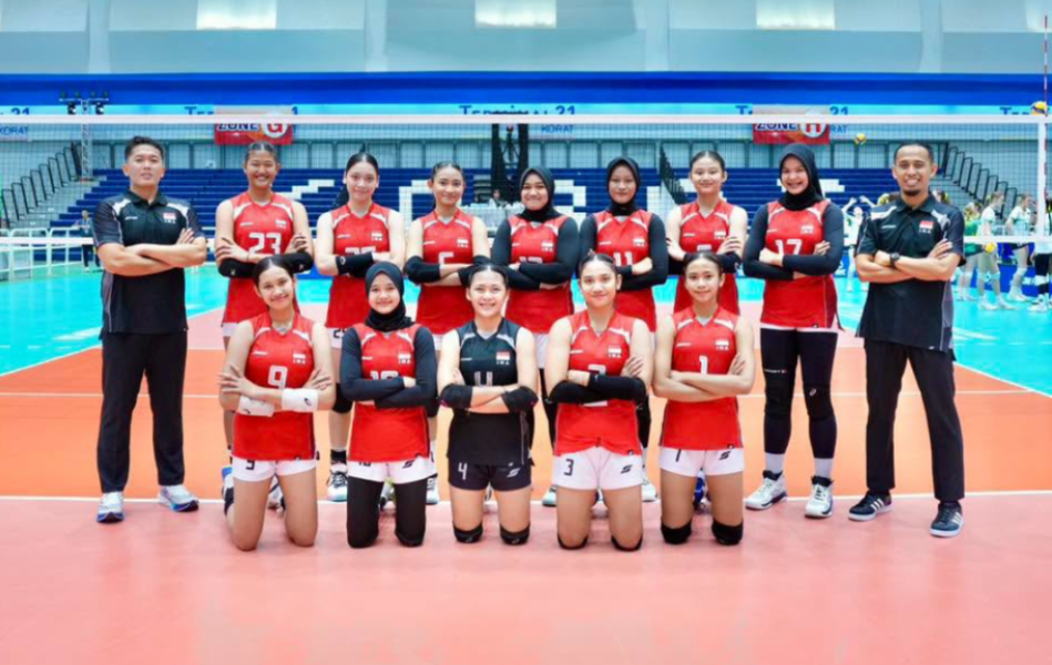 Timnas Voli Putri U-18 Indonesia Awali Princess Cup dengan Kemenangan