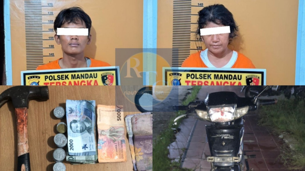 Kepergok Warga, Pasutri di Bengkalis Nekat Bobol Kotak Amal Masjid