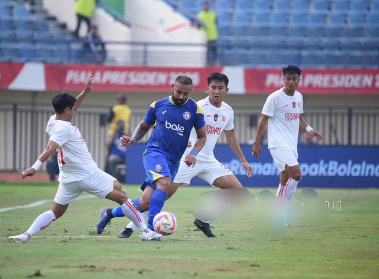 Dua Gol Penalti Selamatkan Indonesia All Star dari Kekalahan Lawan Arema FC di Piala Presiden