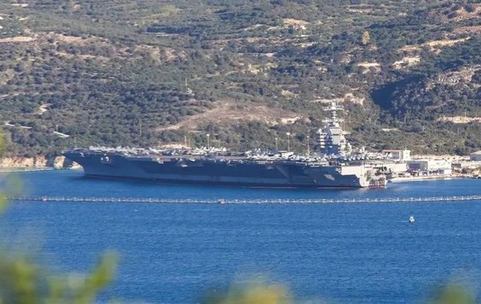 Kapal Induk AS Terbesar di Dunia Tiba di Lepas Pantai Israel
