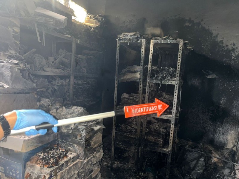 Kantor Pajak di Lampung Dibakar Mantan Satpam, Kerugian Rp500 Juta