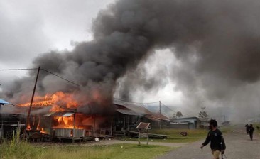 KKB Bakar Puskemas di Kiwirok Papua Pegunungan