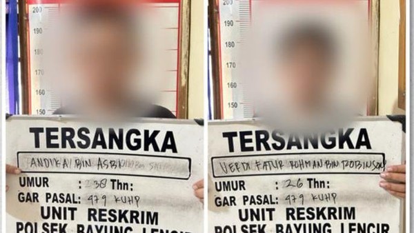 Dua  Pria di Muba Ditangkap karena Jambret Gelang Emas Emak-emak
