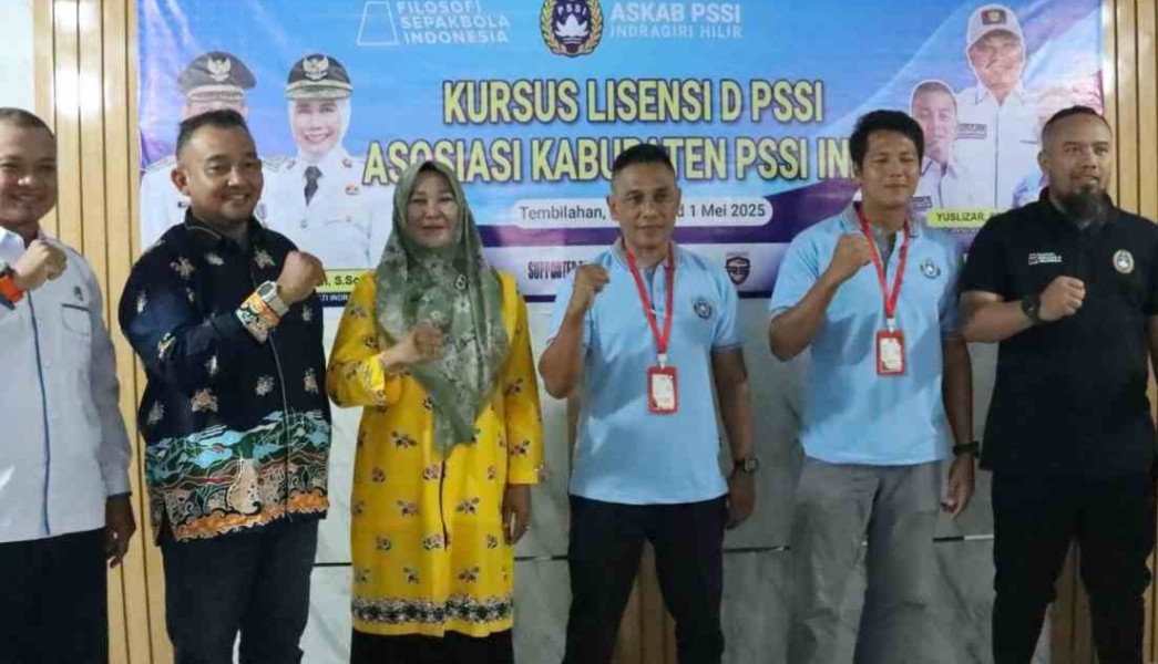 Bupati Inhil Dukung Kursus Lisensi D PSSI Untuk Kembangkan Sepakbola Daerah