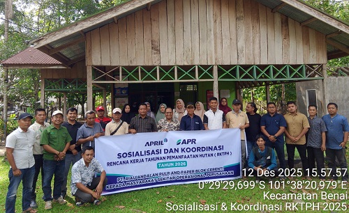PT RAPP Blok Cerenti Sosialisasikan RKTPH dan Program CSR 2026 kepada Masyarakat Benai Kuansing