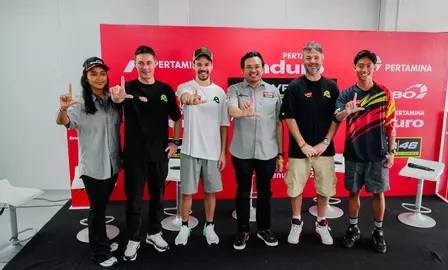 Rider MotoGP dan VR46 Academy Bagi Ilmu ke Pembalap Lokal di Mandalika