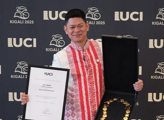 Raja Sapta Oktohari Torehkan Sejarah Baru Bagi Indonesia di Dunia Balap Sepeda