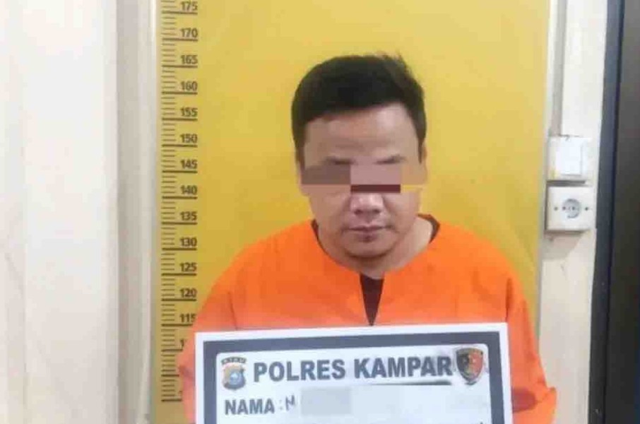 Pelaku Penggelapan Mobil Rp340 Juta Ditangkap di Kafe Bangkinang