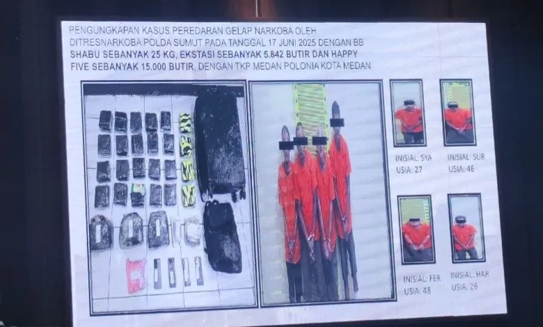 Polri Ungkap Kasus Narkoba Menonjol, Mayoritas di Aceh