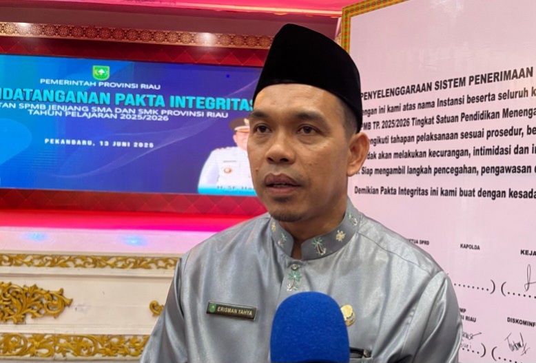 Disdik Riau Pastikan Daya Tampung Siswa SMA/SMK Sederajat Tercukupi