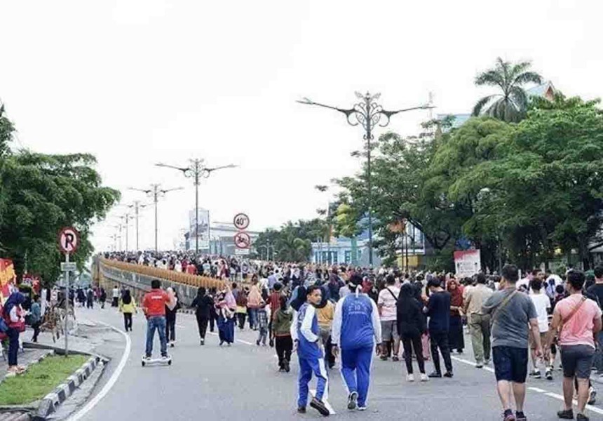 Car Free Day Pekanbaru akan Dibuka Lagi, 493 PKL Sudah Terdaftar