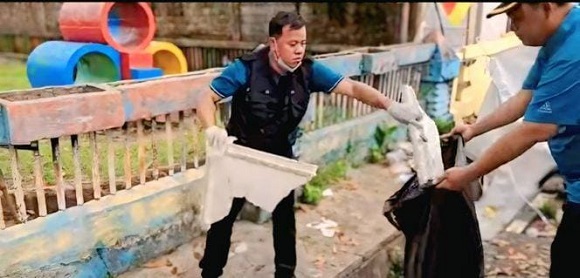 Pacu Jalur Usai, Seribu Ton Sampah Tersisa di Kota Talukkuantan