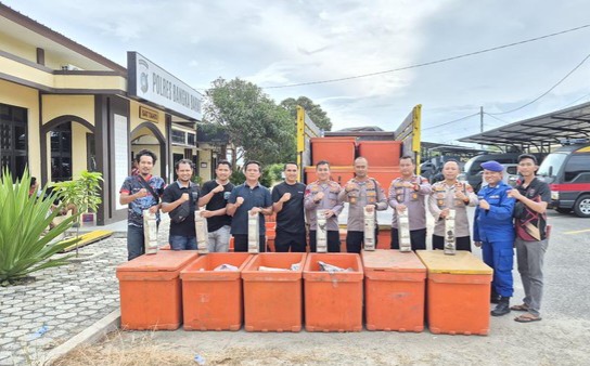 Polisi Bangka Barat Gagalkan Penyelundupan 10 Ton Timah