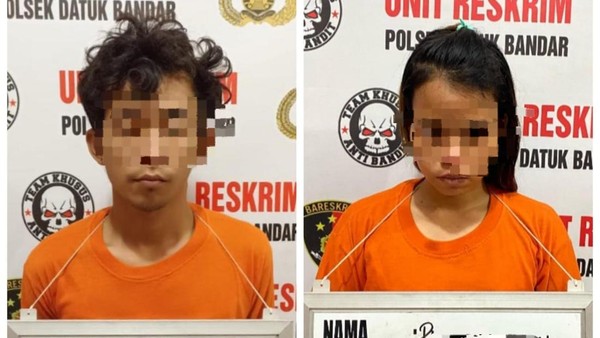 Pasangan Kekasih di Tanjungbalai Ditangkap Usai Gelapkan Sepeda Motor
